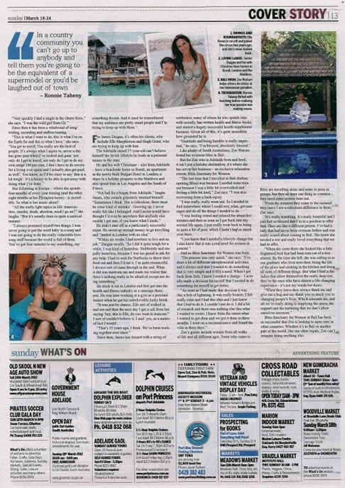 Sunday Mail: Expat Adventures – Zoë Watson