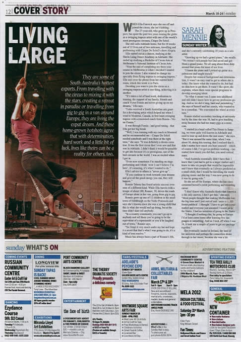 Sunday Mail: Expat Adventures – Zoë Watson