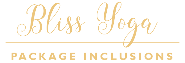 Bliss Yoga Package Inlcusions