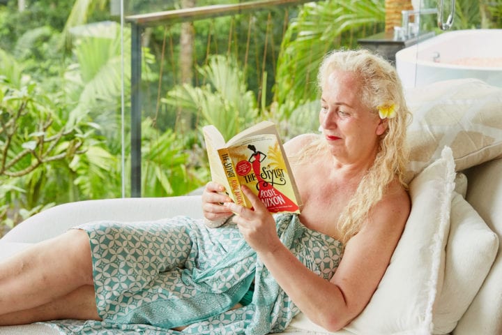 Debbie Bright at Bliss Bali retreat