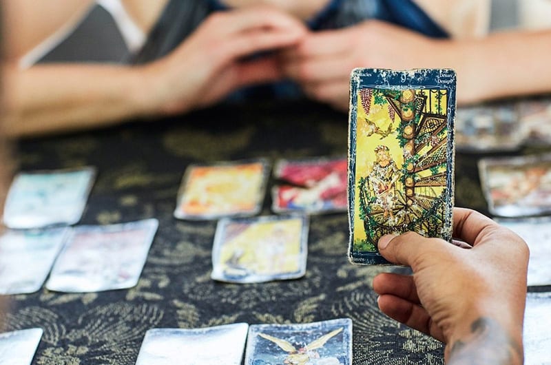 Tarot card reading at Bliss Bali retreat