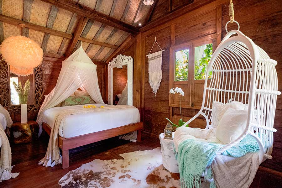 Bliss Bali retreat beautiful Canggu bedroom