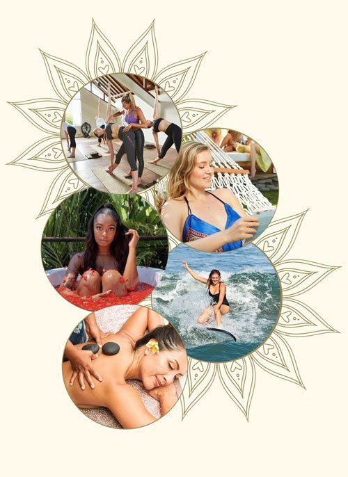 The Bliss Retreat Experience, yoga surfing relaxation and massage in Bali